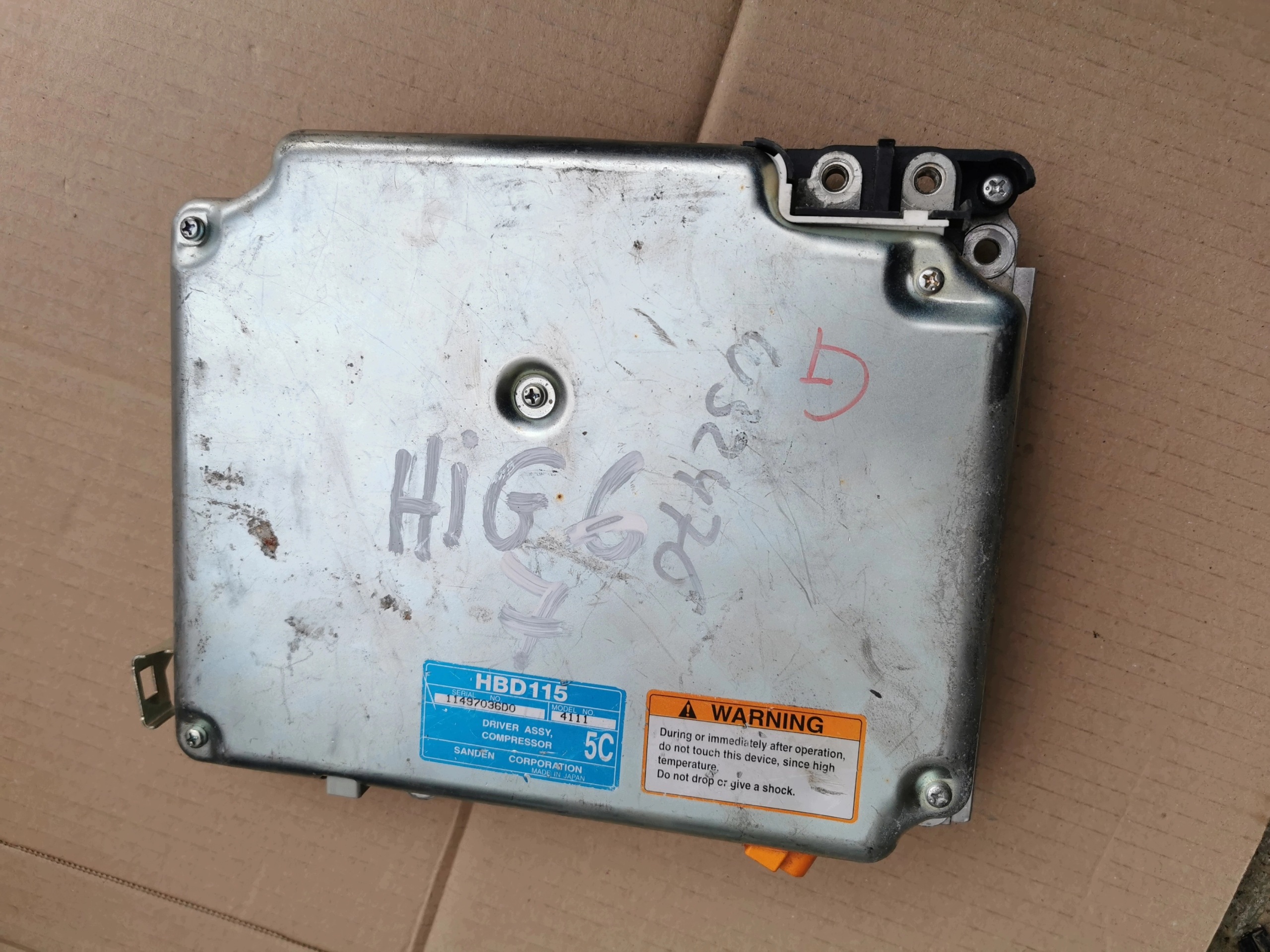 HONDA CIVIC VII hybrid control unit module of the engine HBD115 4114 5C 11497036D0