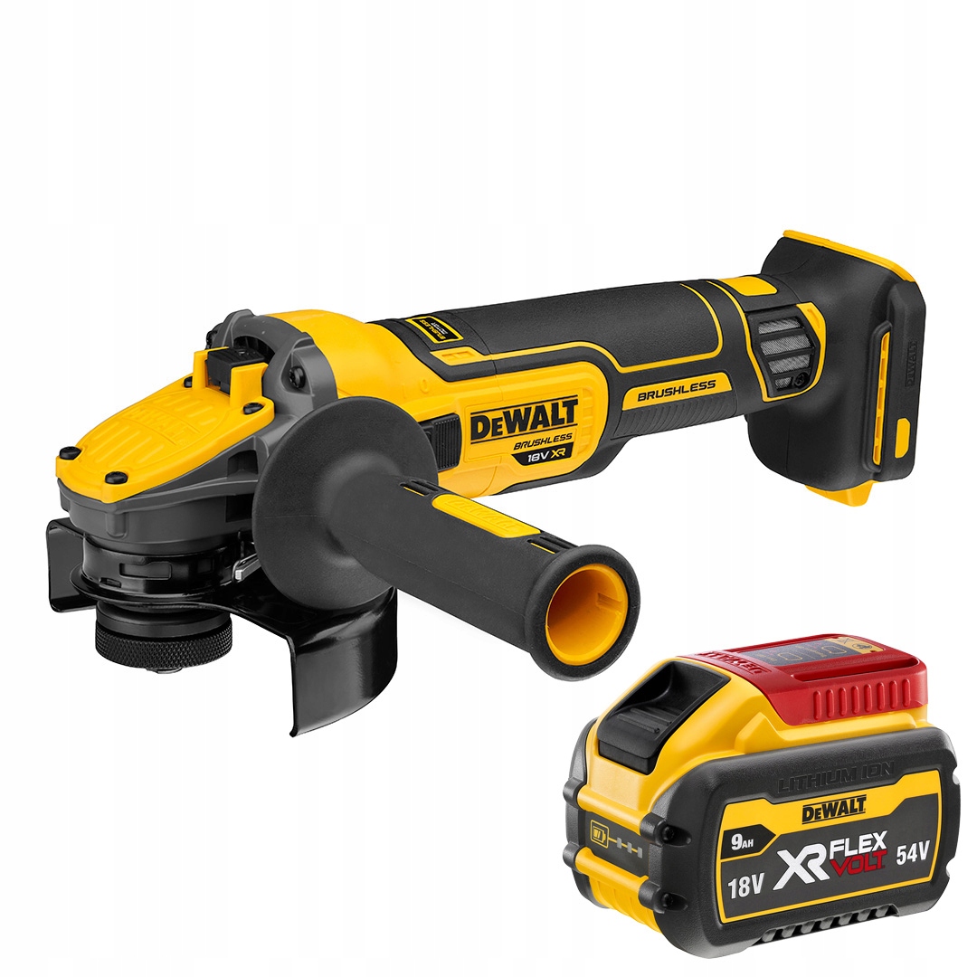 Akumulátorová uhlová brúska DeWALT DCG409N akumulátor DCB547, 125 mm
