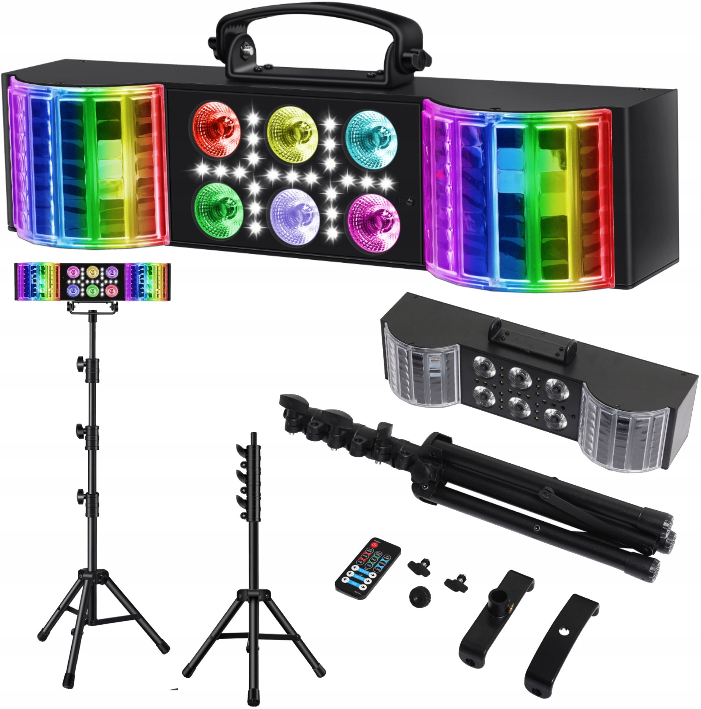 LIGHT4ME Magic Bar 3 multiefekt świetlny Rgbw 3w1 efekt par derby biały