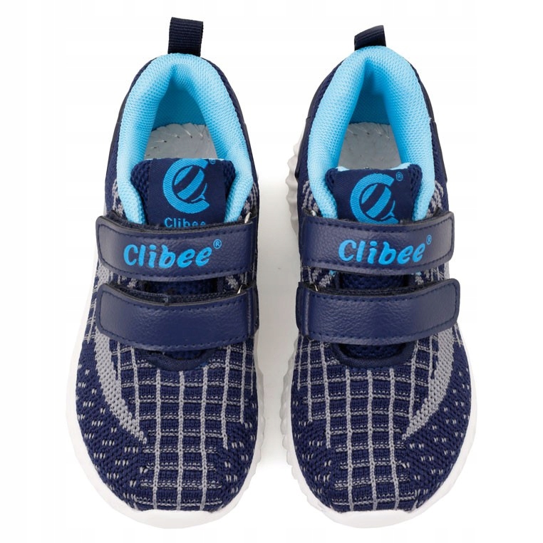 

Buty sportowe dziecięce granatowe na rzepy lekkie
