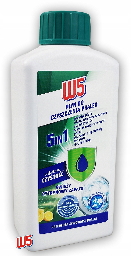 

Płyn W5 Do Czyszczenia Pralek 250ml