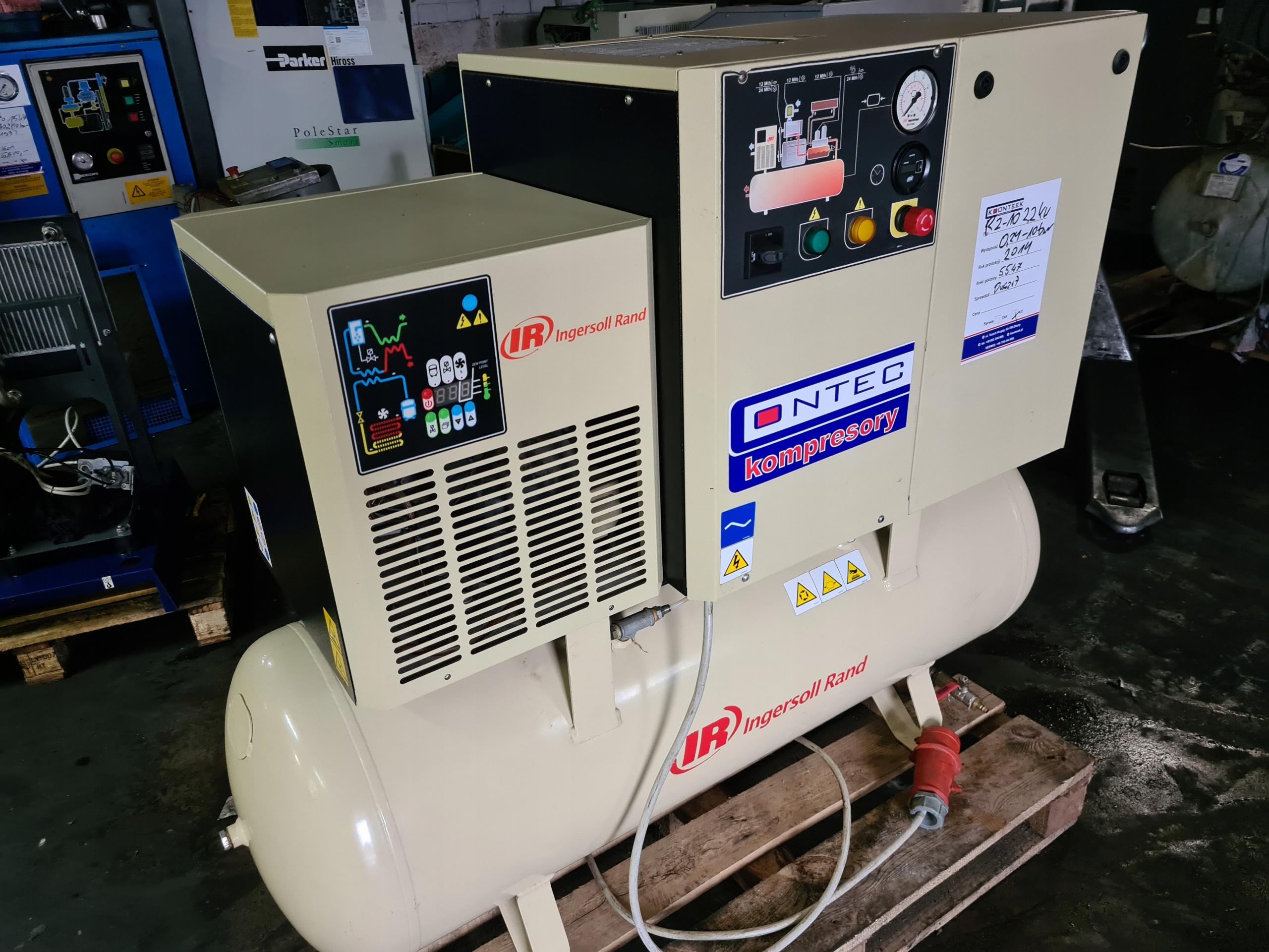 Kompresor śrubowy INGERSOLL RAND R 2,2 -10 2,2 kw Model R 2,2 -10