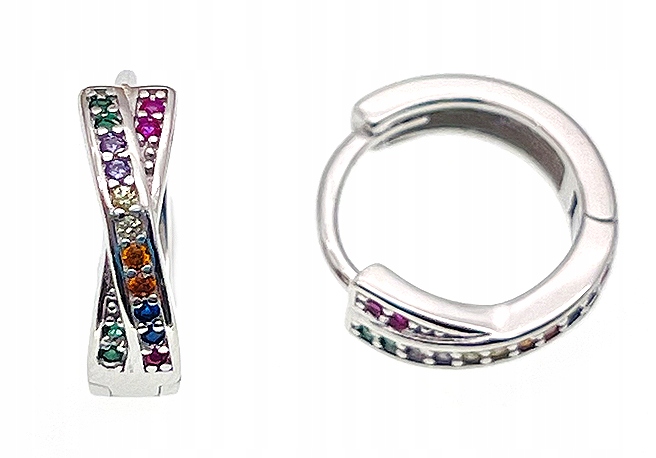 Stříbrné náušnice Ag 925 kroužky IM0580524ER