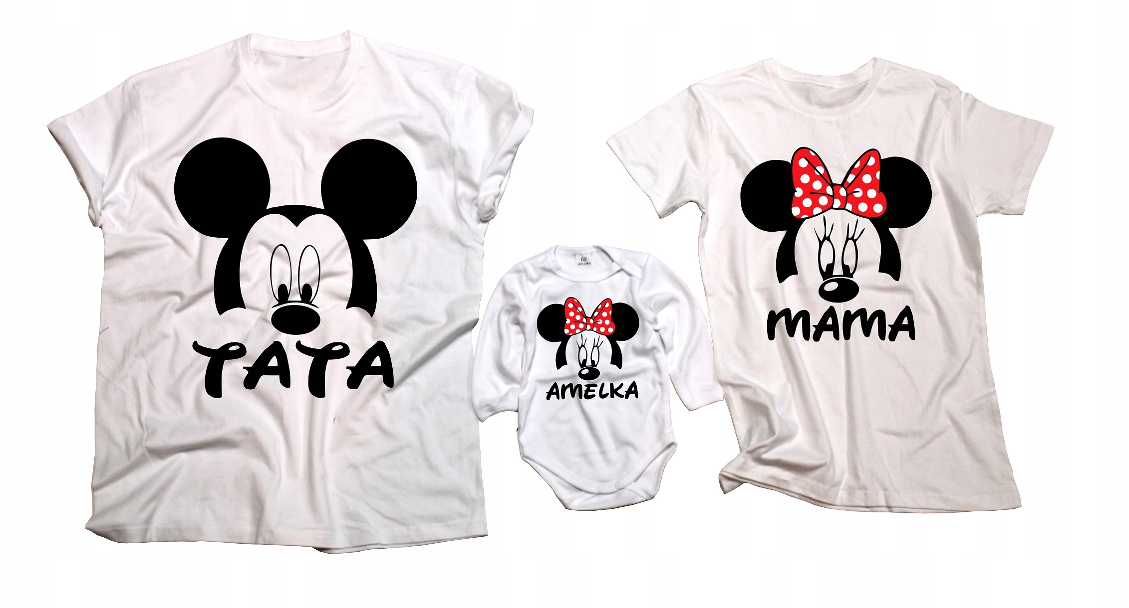 

Koszulki Dla Rodziny Komplet Dla 3 Osób Sesja XXL