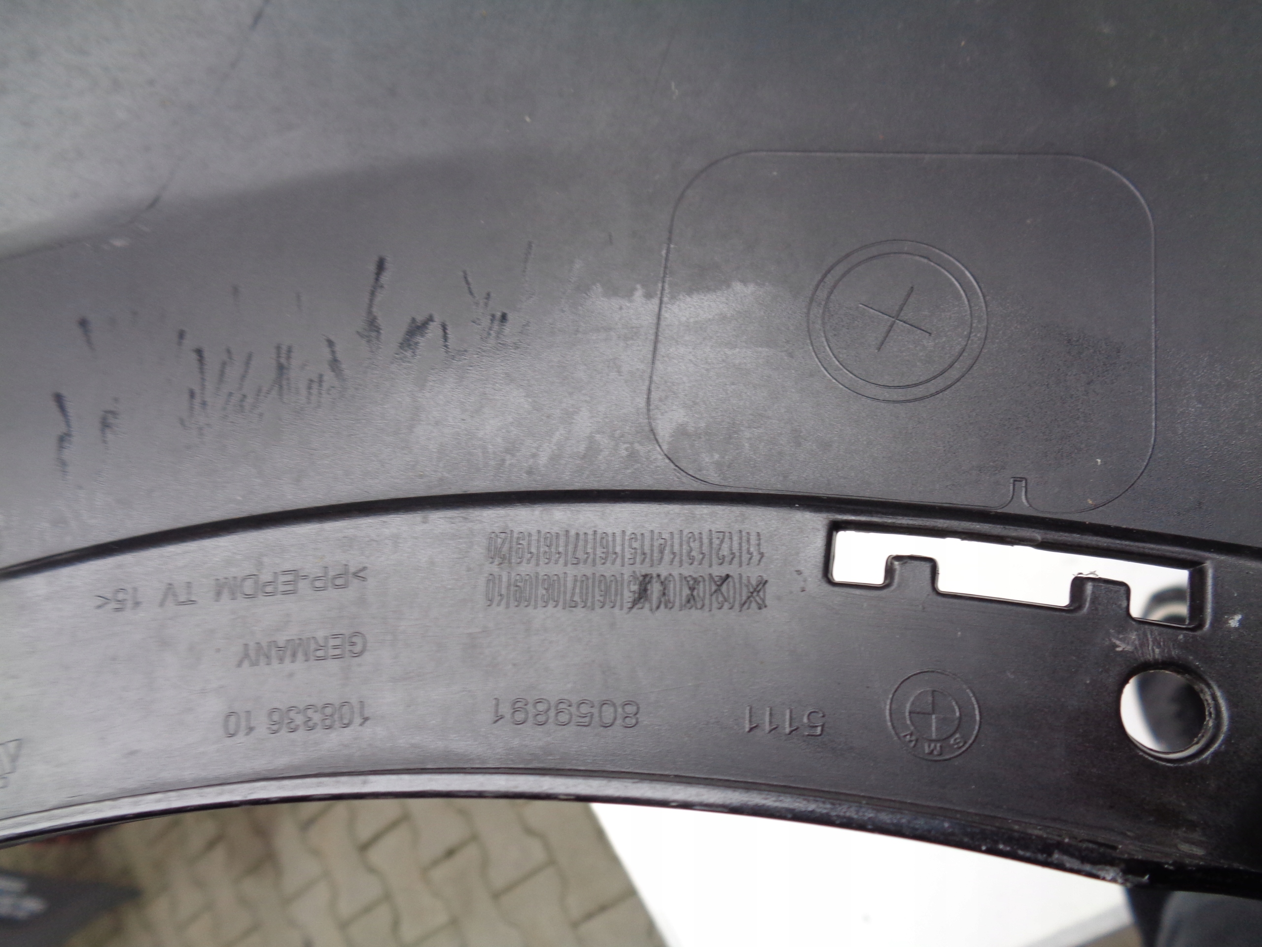 front bumper BMW X1 F48 15- m-packet NR 39281
