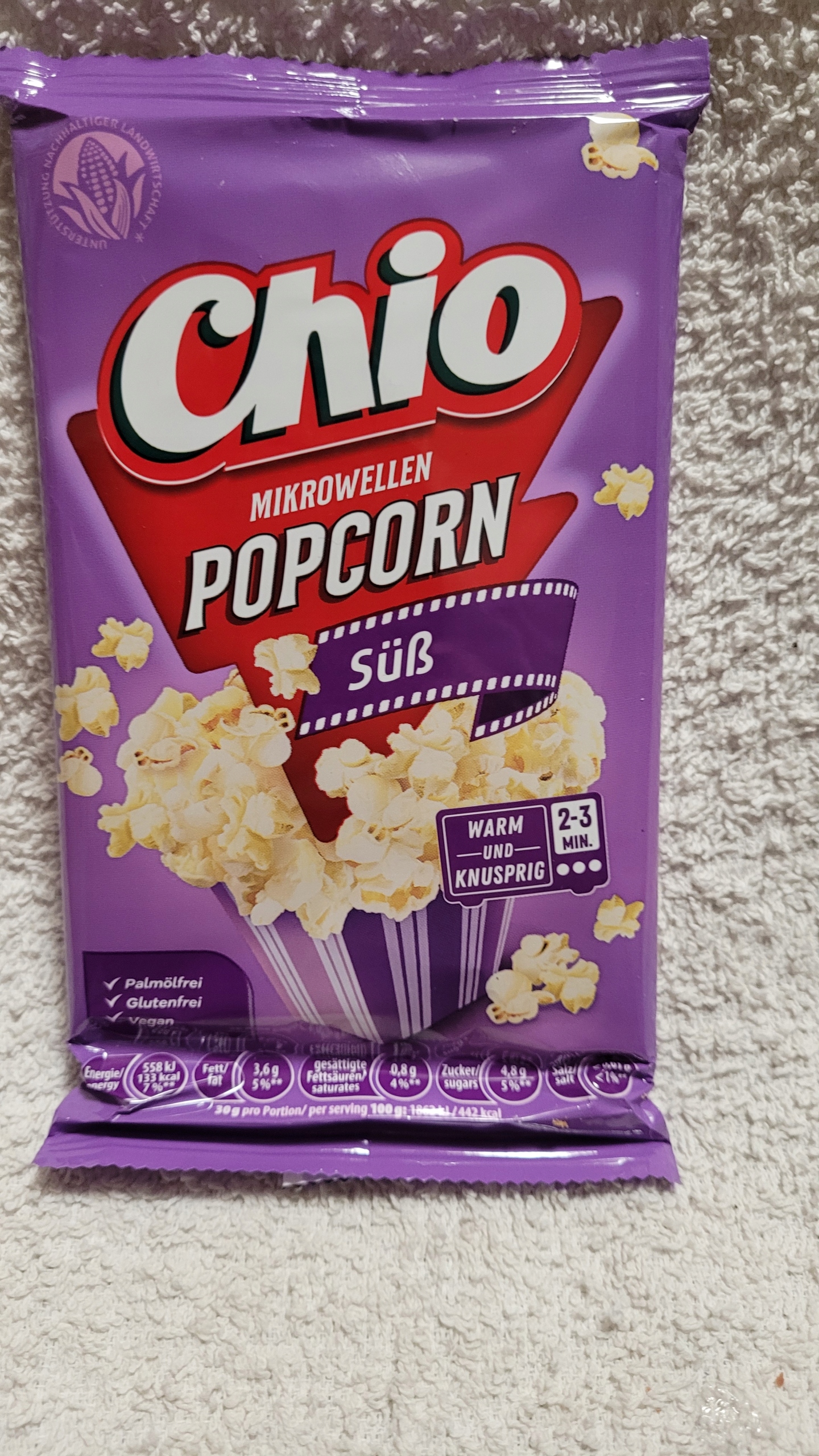 Chio Popcorn do Mikrofali Słodki 100 g — 3
