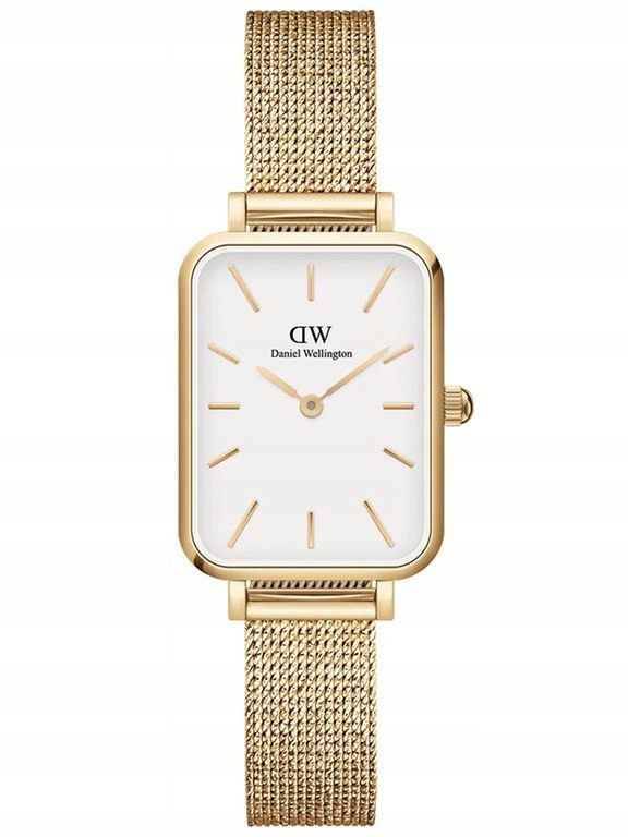 Dámské Hodinky Daniel Wellington Quadro Pressed Evergold 20mm DW00100556