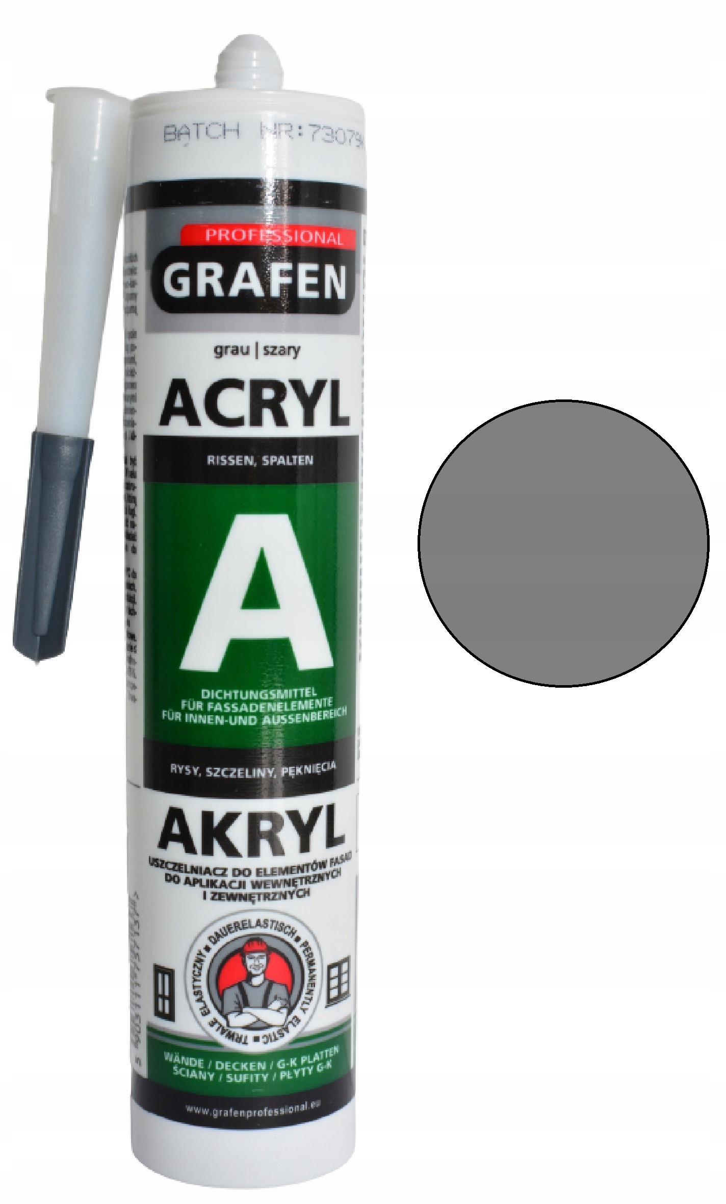 

Grafen akryl uszczelniacz akrylowy szary 300ml