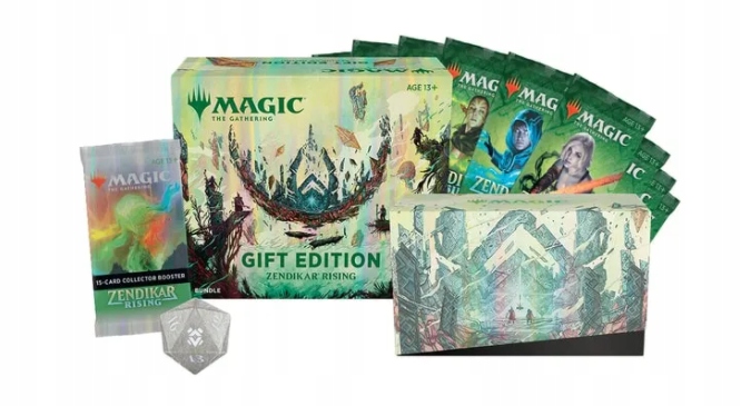 MtG: Zendikar Rising - Gift Bundle Waga produktu z opakowaniem jednostkowym 0.6 kg