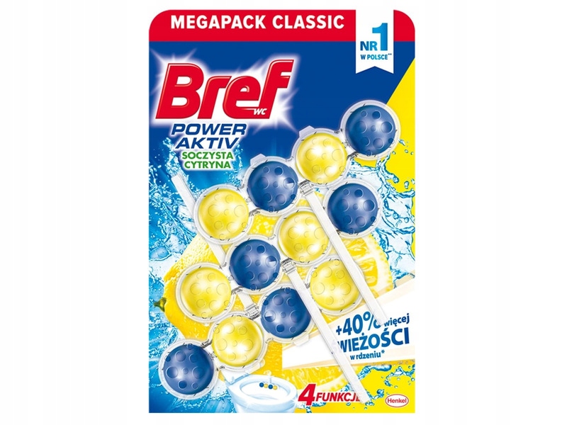 

Kostka do Wc Bref Power Aktiv 3 szt.