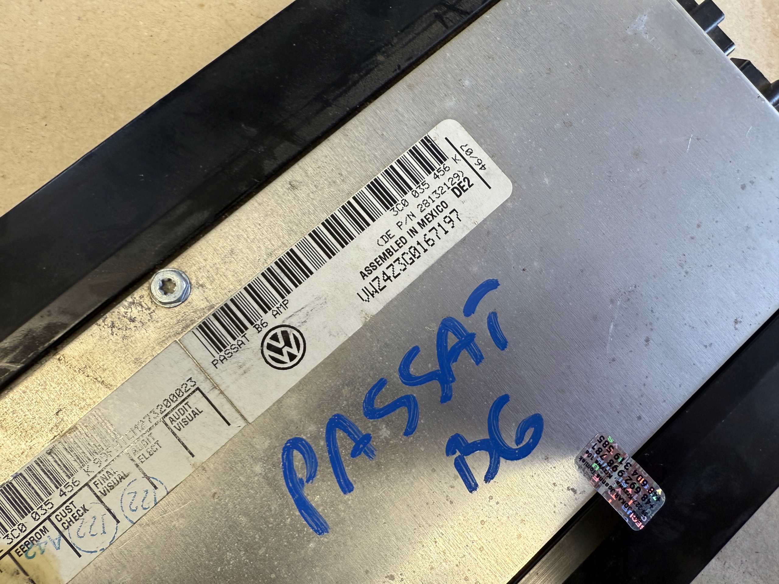 VW PASSAT B6 module amplifier RADIA 3C0035456K