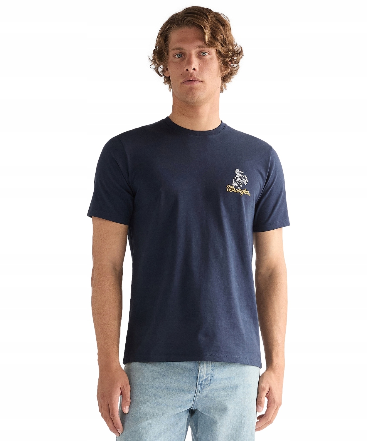 Tričko Wrangler Embroidery Tee 112377986 Navy L