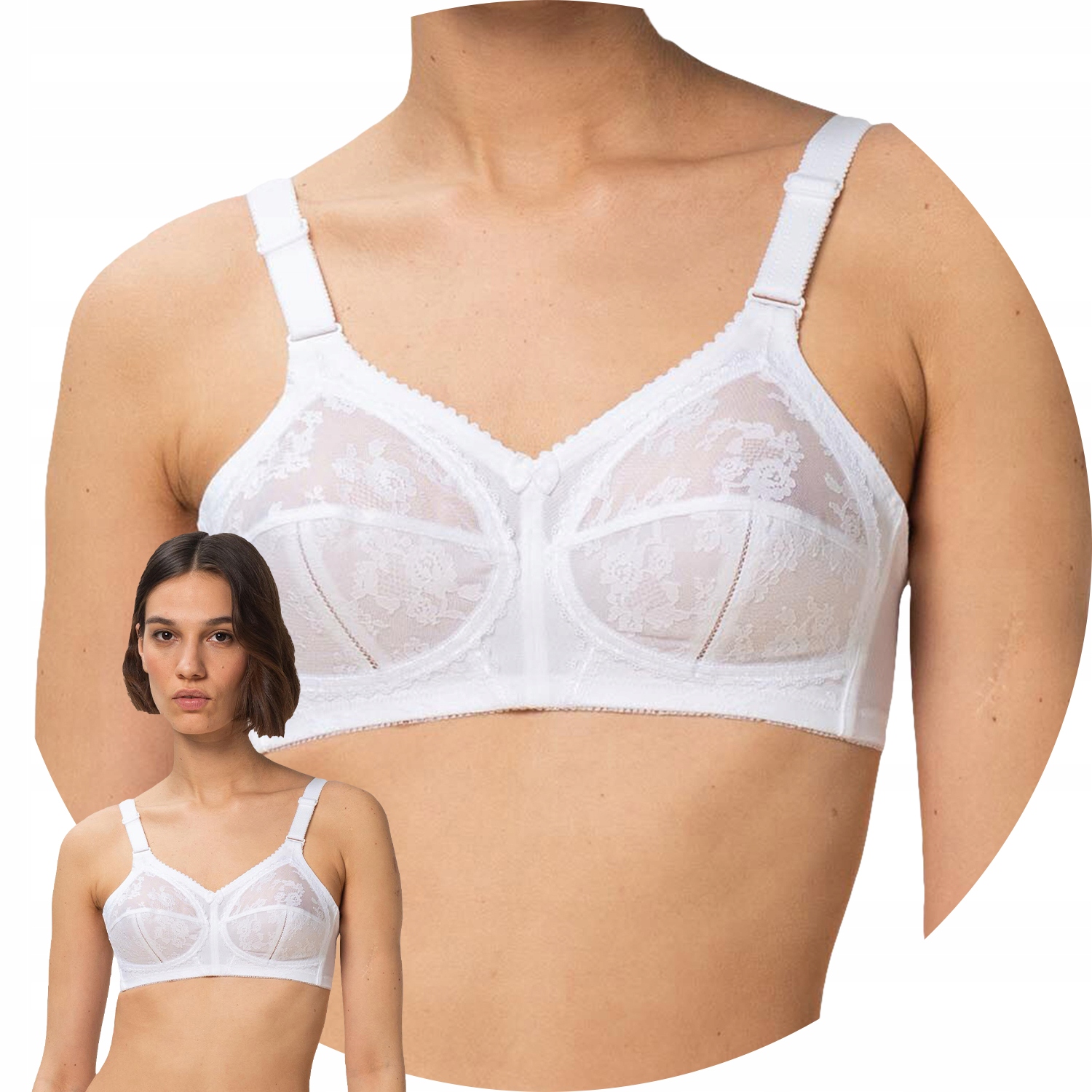 Triumph 10166213 Doreen X bílá 100H Měkká podprsenka Soft