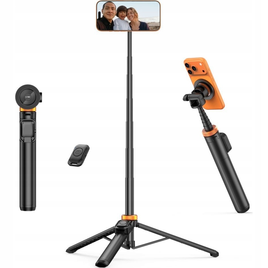 Selfie stick tripod Tech-Protect statyw, pilot, bluetooth, Mag-Safe