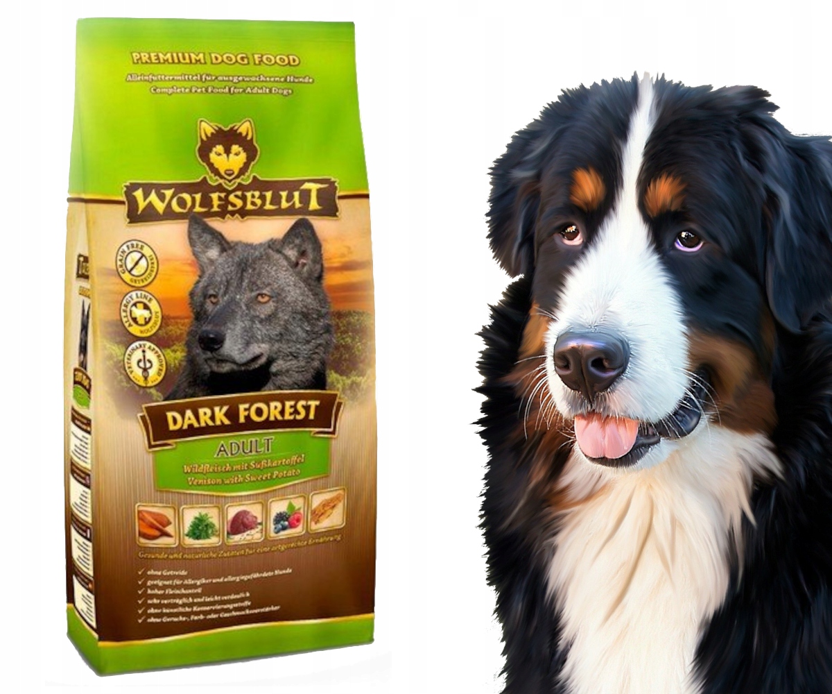 Wolfsblut Dog Dark Forest dziczyzna i bataty 2kg