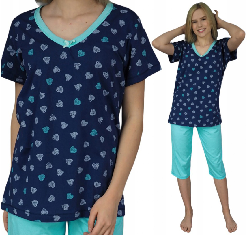 

Piżama Damska L 40 Bawełna rybaczki Styl new roz L