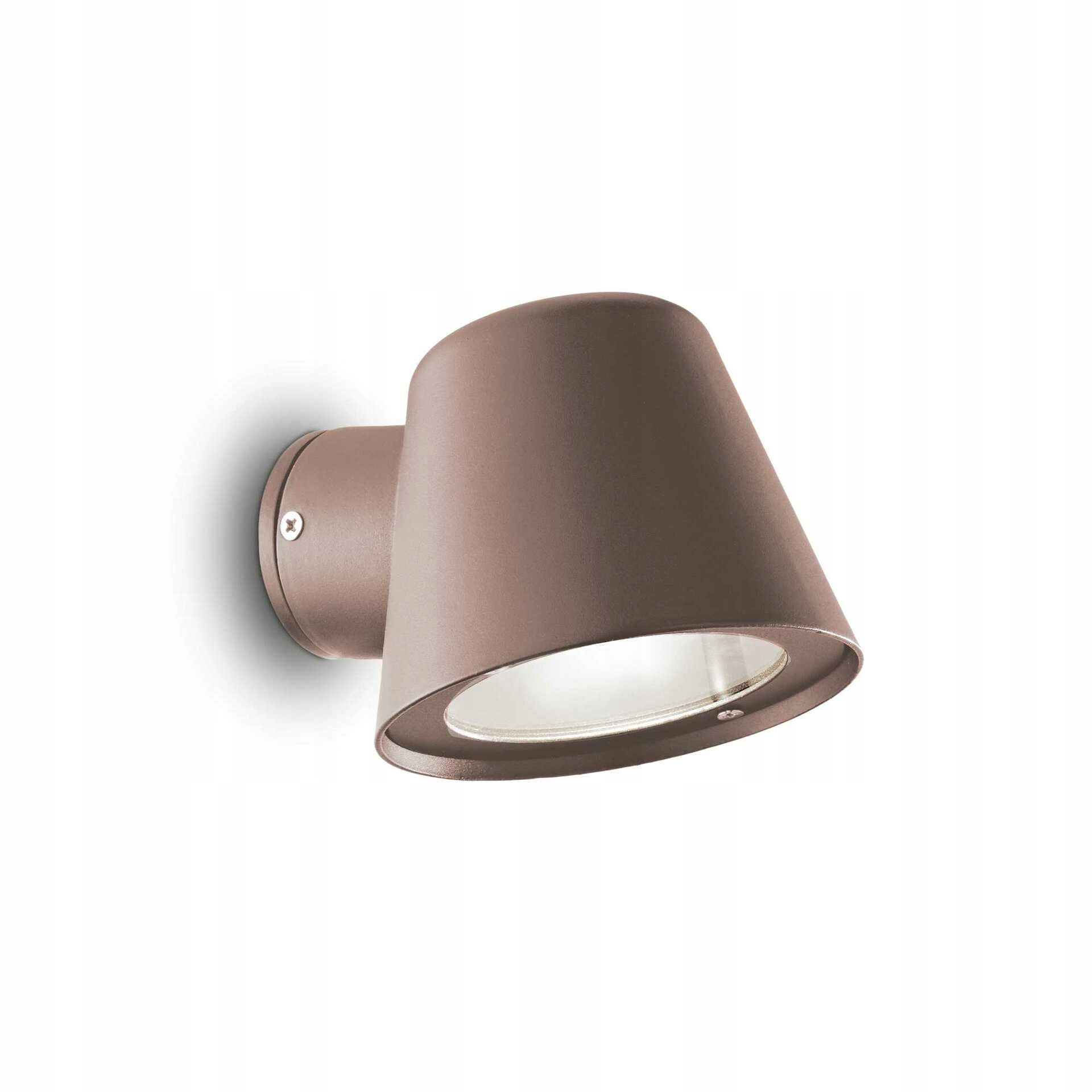 Vonkajšie nástenné svietidlo Ideal Lux Gas AP1 Coffee GU10 IP43 hnedé