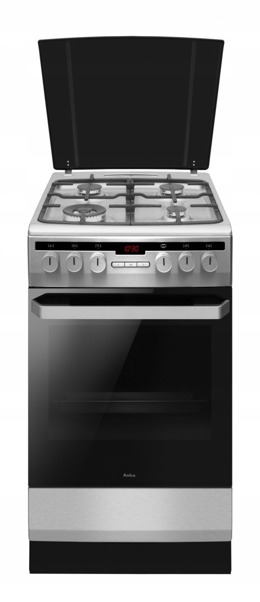 Amica Kuchnia wolnostojąca 58GEH3.31HZpTaDA(Xx) Pizza Wok