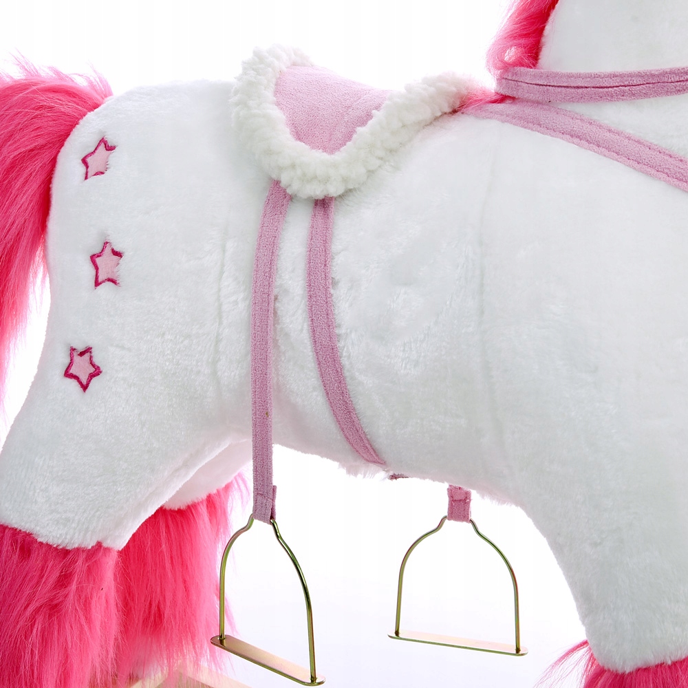 Jednorożec Koń na biegunach zabawki interaktywne bujak Efekt Dźwiękowy Kod producenta 105493