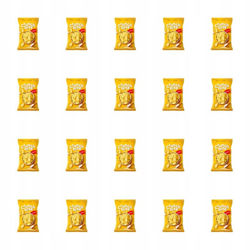 Crunch bité Bramborové chipsy solené 140 g X20