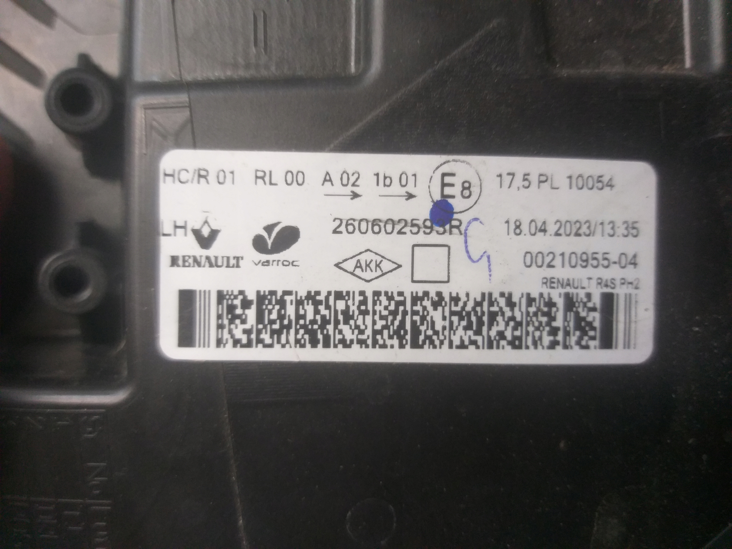 light front left RENAULT TWINGO III 3 LIFT LED 260602593R