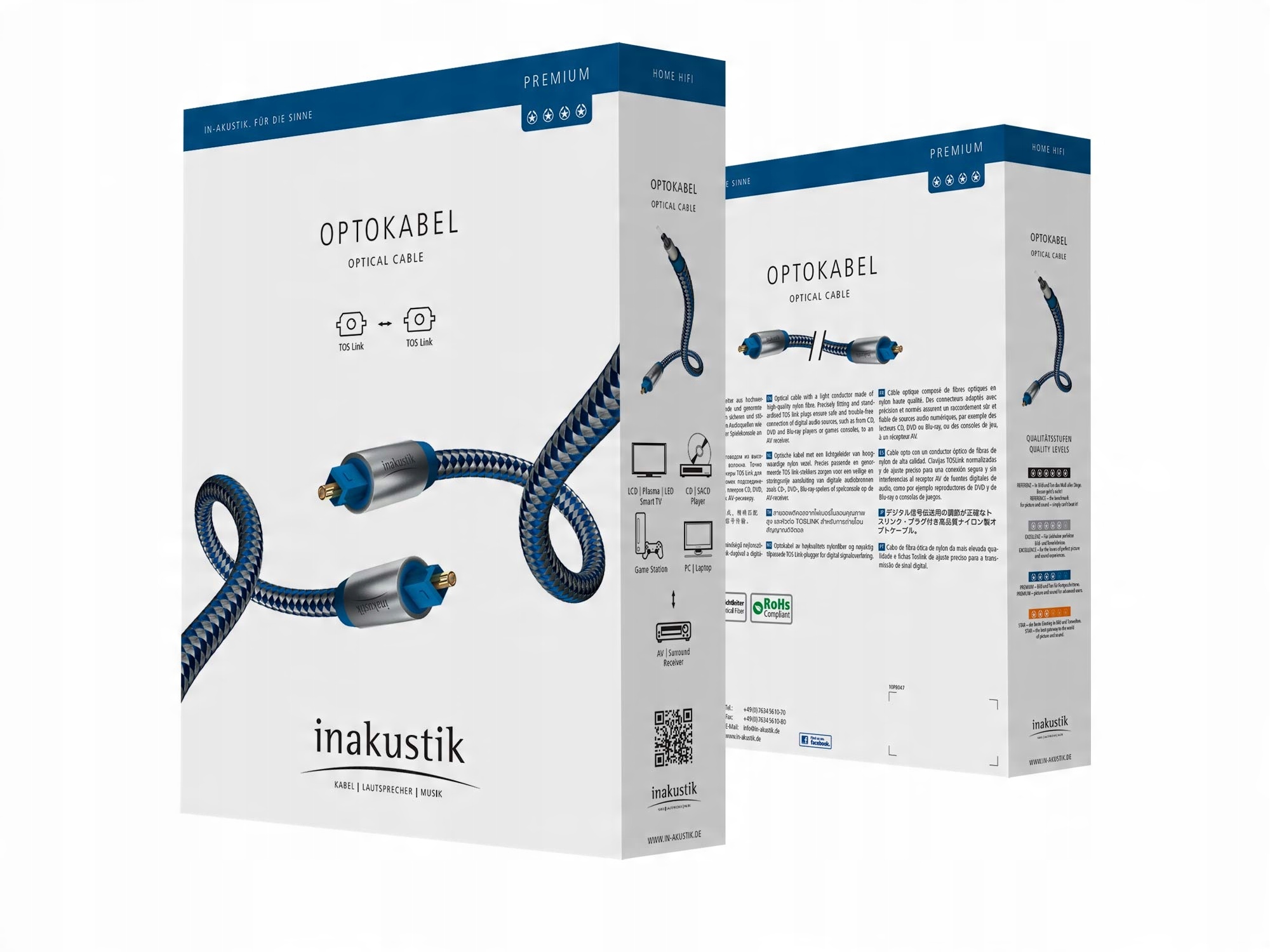 

Inakustik Premium | kabel przewód optyczny | 2m