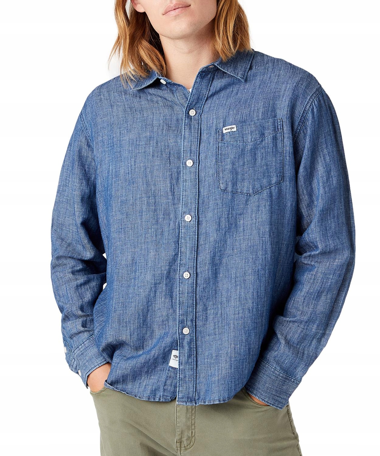 

Koszula Wrangler Shirt W5D6BNX4E Light Indigo M