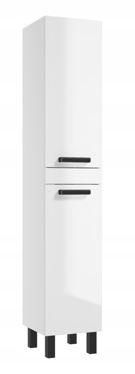 Stojanový sloupek Capri C32 bílý lesk, černý úchyt