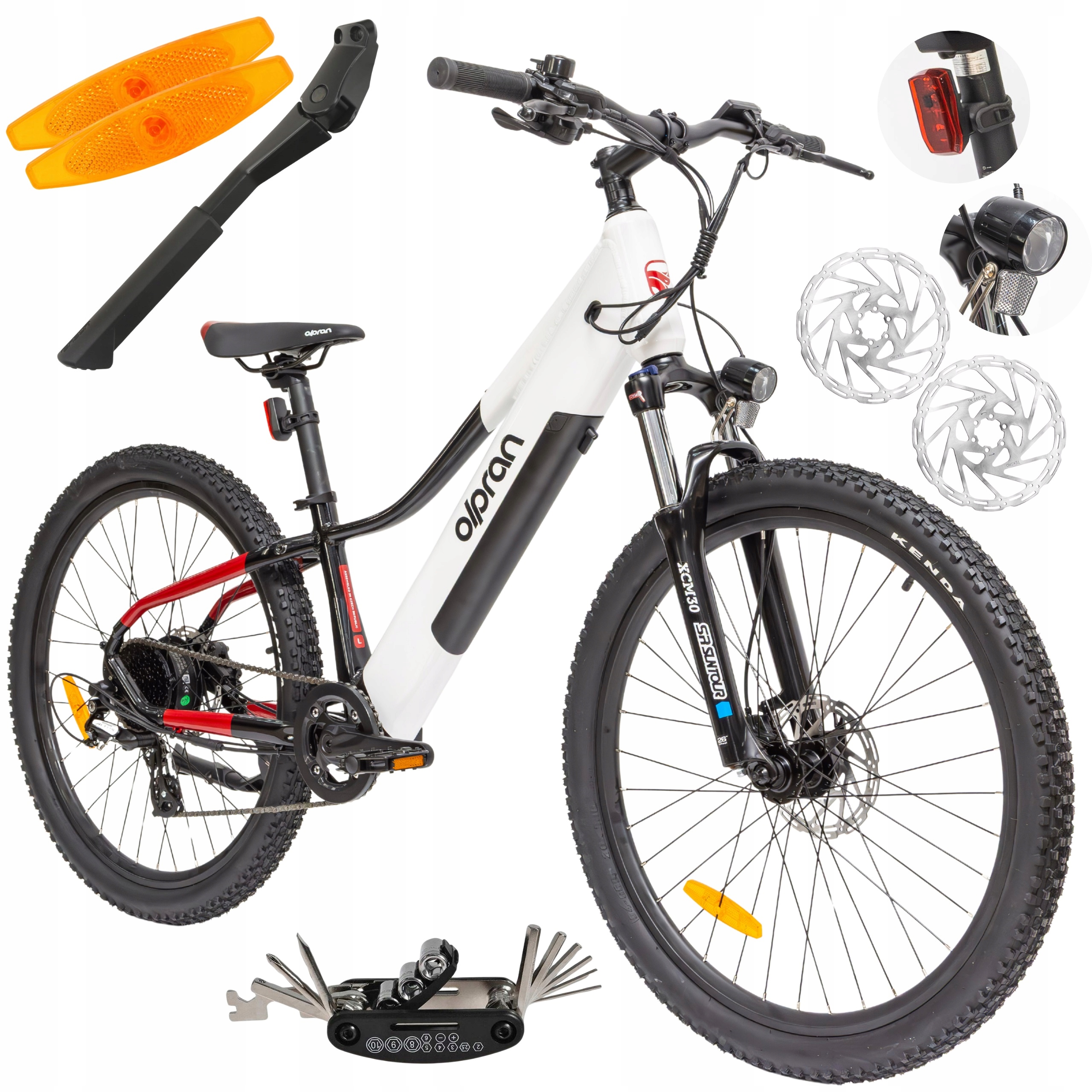 Rower Elektryczny Górski Junior Koła 26" Mtb 250 W Hydraulika 10,4 Ah