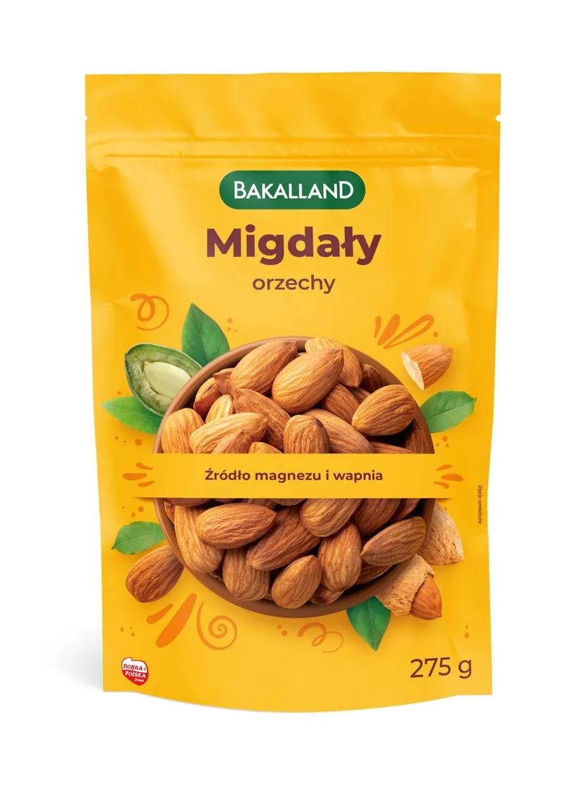 2x Bakalland Mandle loupané celé ořechy čerstvé oloupané bez skořápek 275 g
