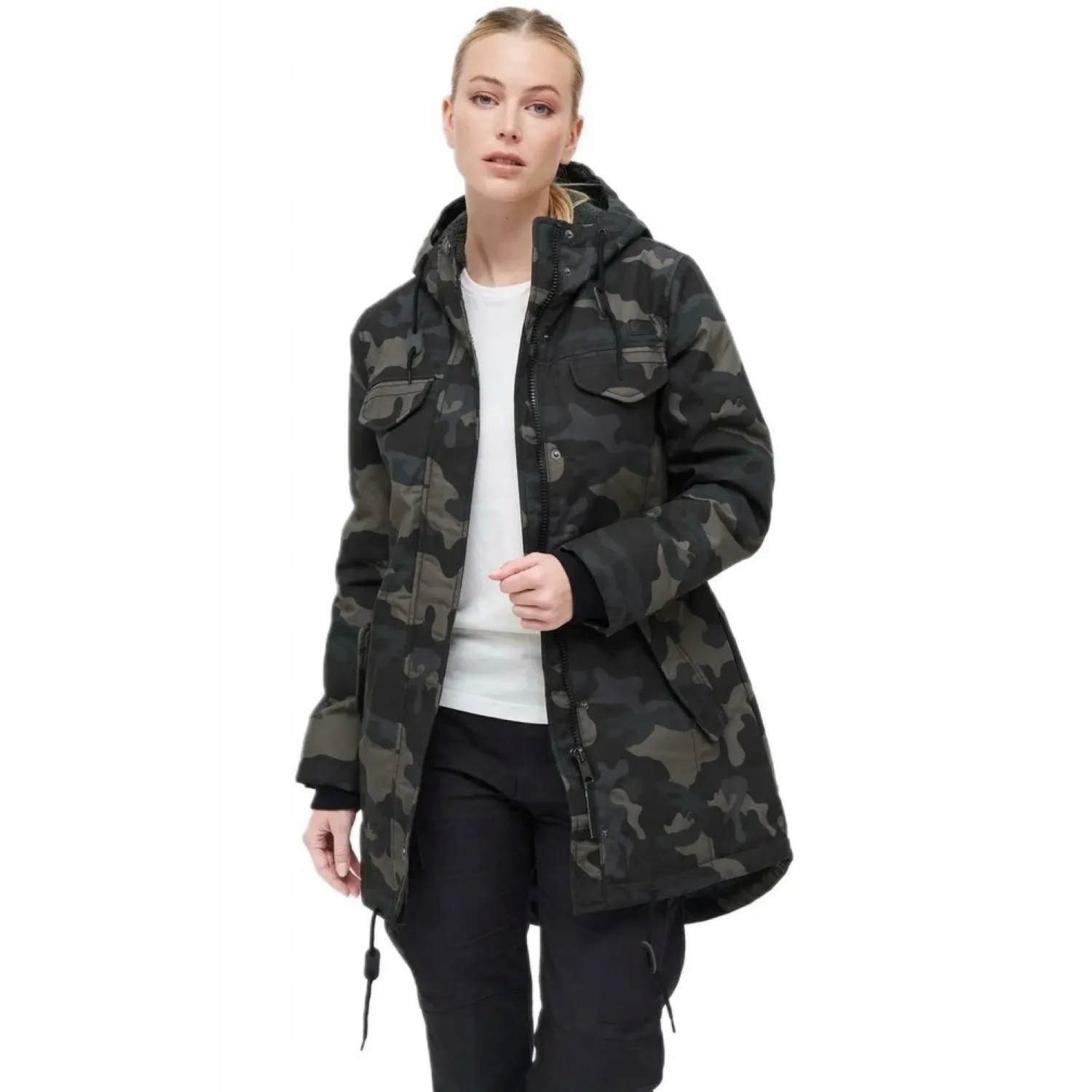 Dámská bunda Brandit Marsh Lake Parka Dark Camo XXXL (44)