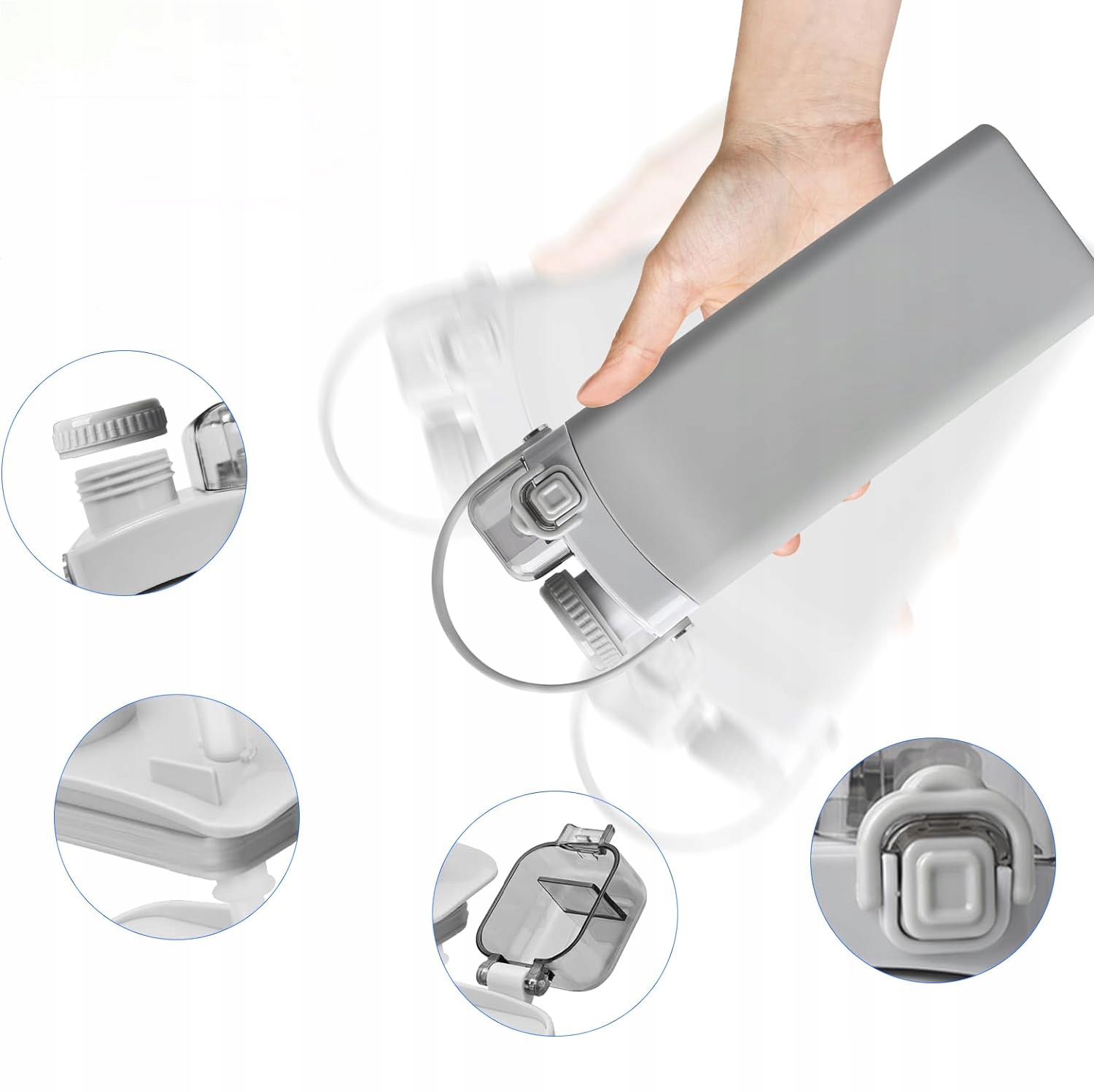 SOFT FLASK 600 ml MIĘKKA BUTELKA składana MIĘKKI BIDON NA WODĘ Marka bez marki