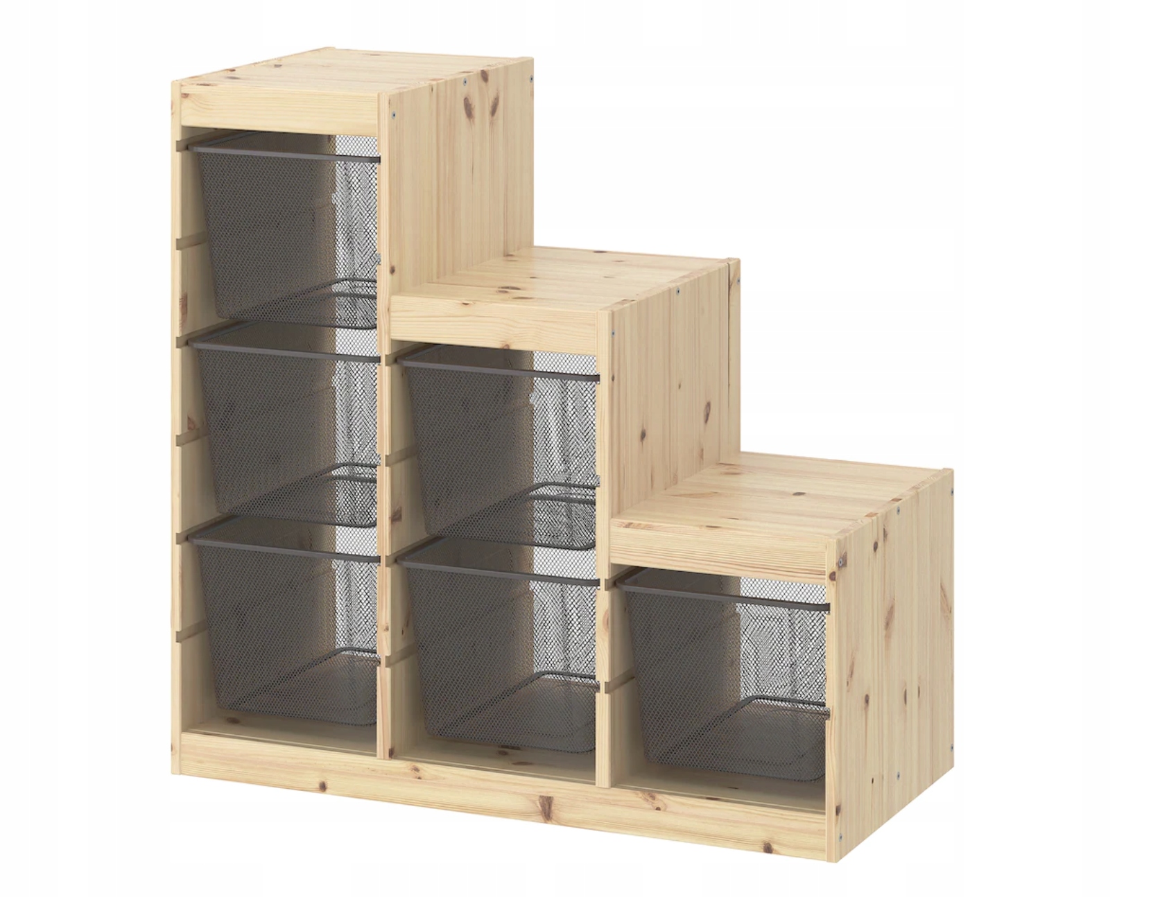 

Ikea Trofast regał 6 pojemników sosna pojemniki