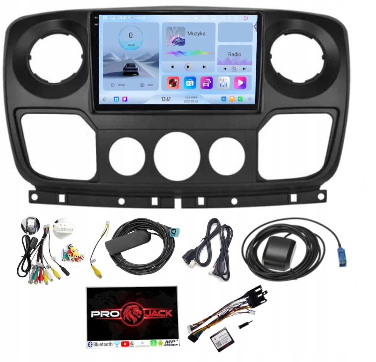 Rádio Android Navigácia Renault Master 2010-2022 Carplay Bt Wifi 4/64GB Sim