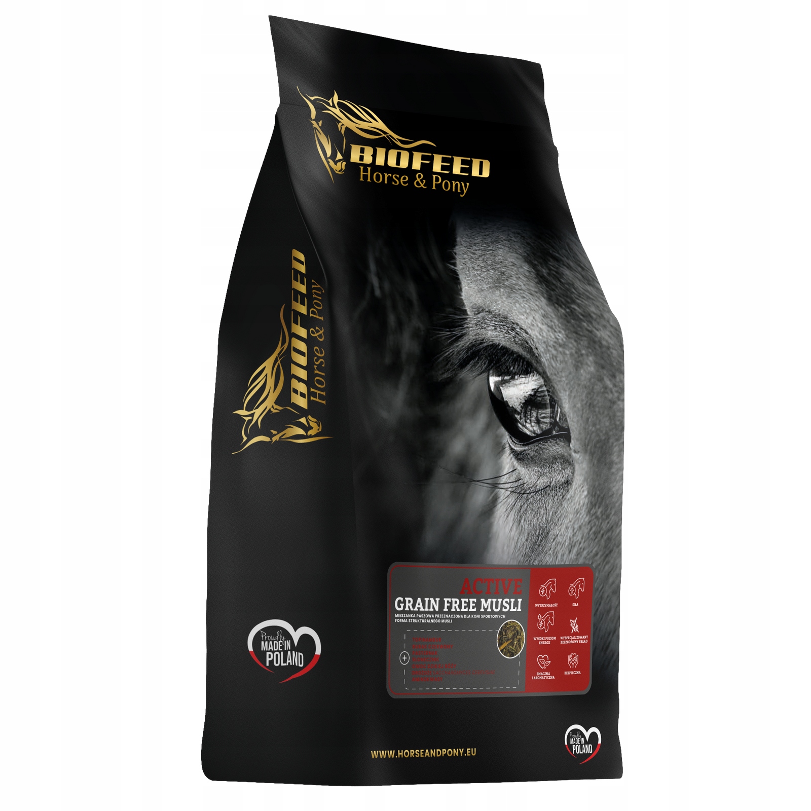 Biofeed Horse&Pony Active Musli Grain Free 20kg musli dla koni sportowych