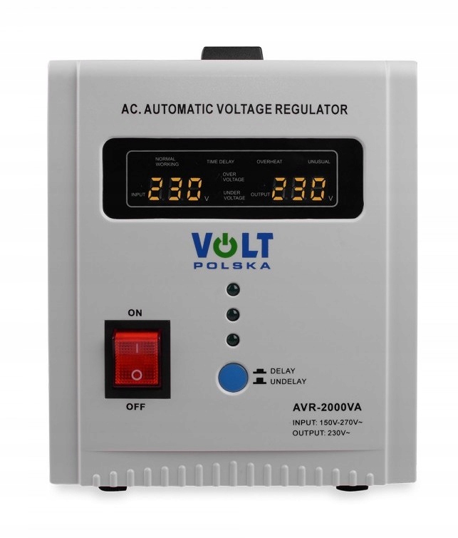 STABILIZATOR NAPIĘCIA PRĄDU AVR 2000VA do agregatu EAN (GTIN) 5903111886998