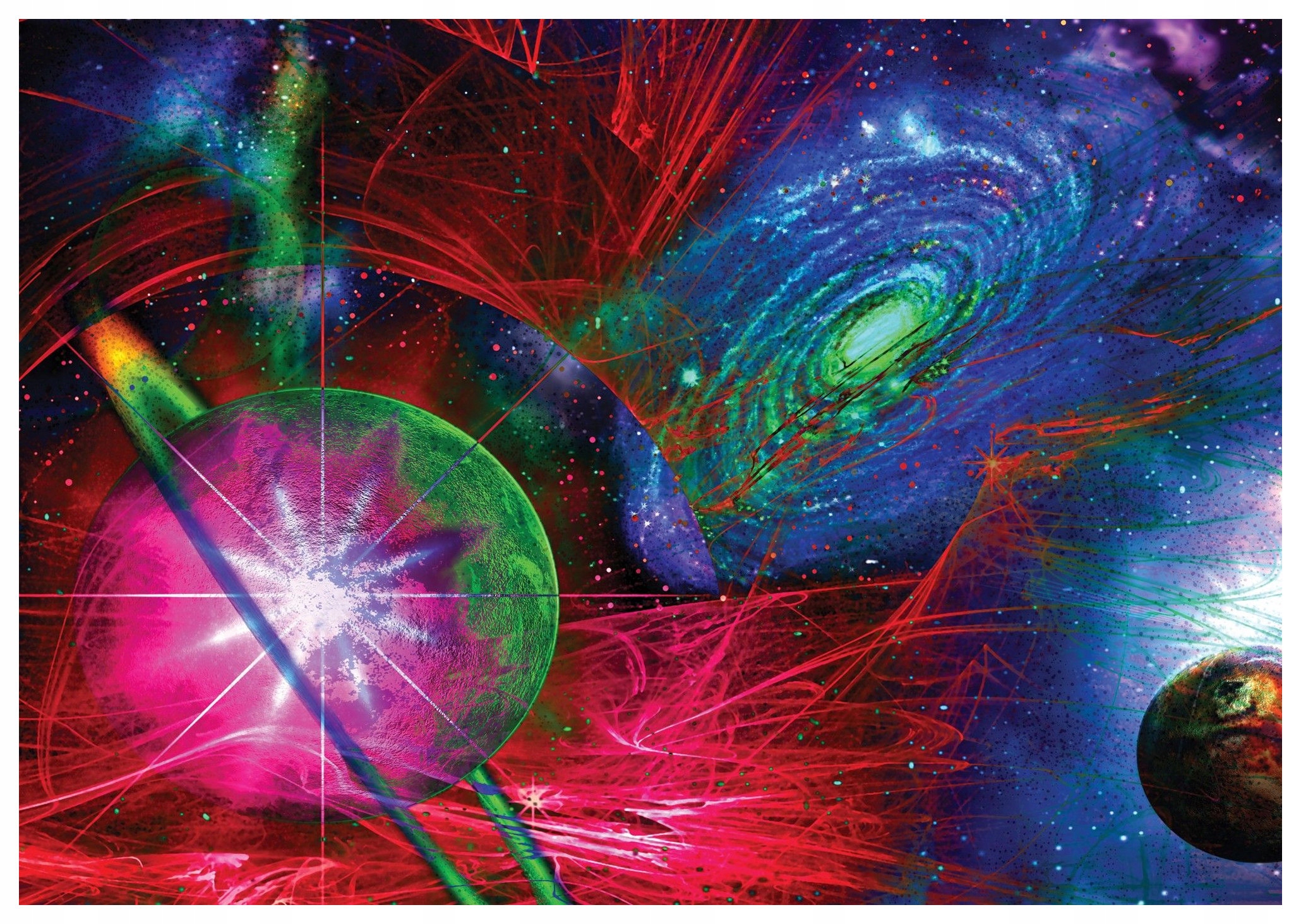 Fototapeta Vesmírná galaxie Vesmír do ložnice 416x254 lepidlo