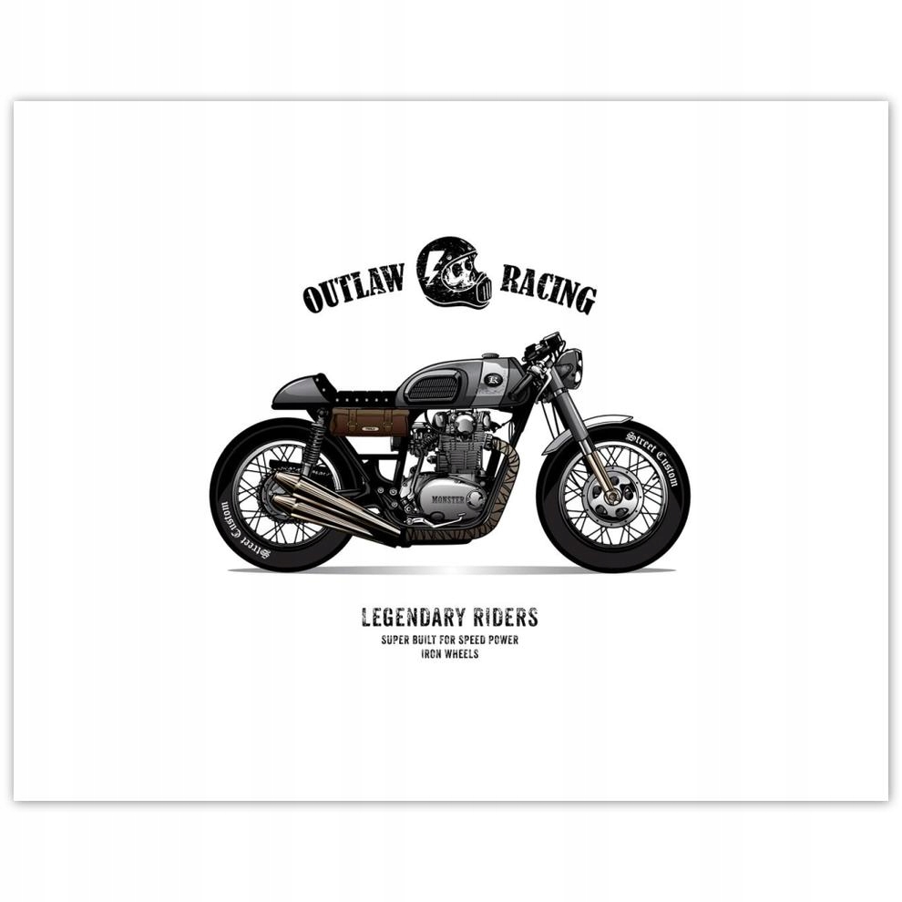 

Plakat 50x40 Motocykl Zabytek Vintage