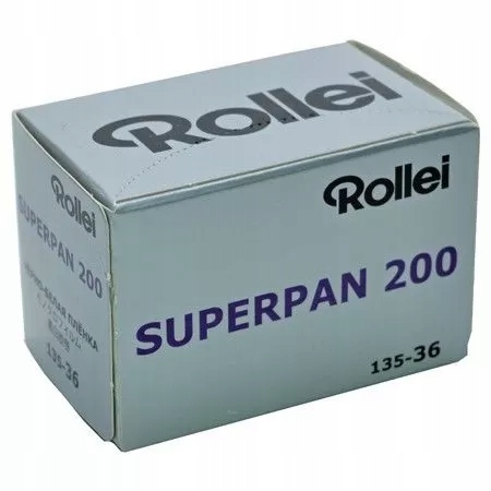 

Rollei Superpan 200/36 negatyw slajd czarno-biał