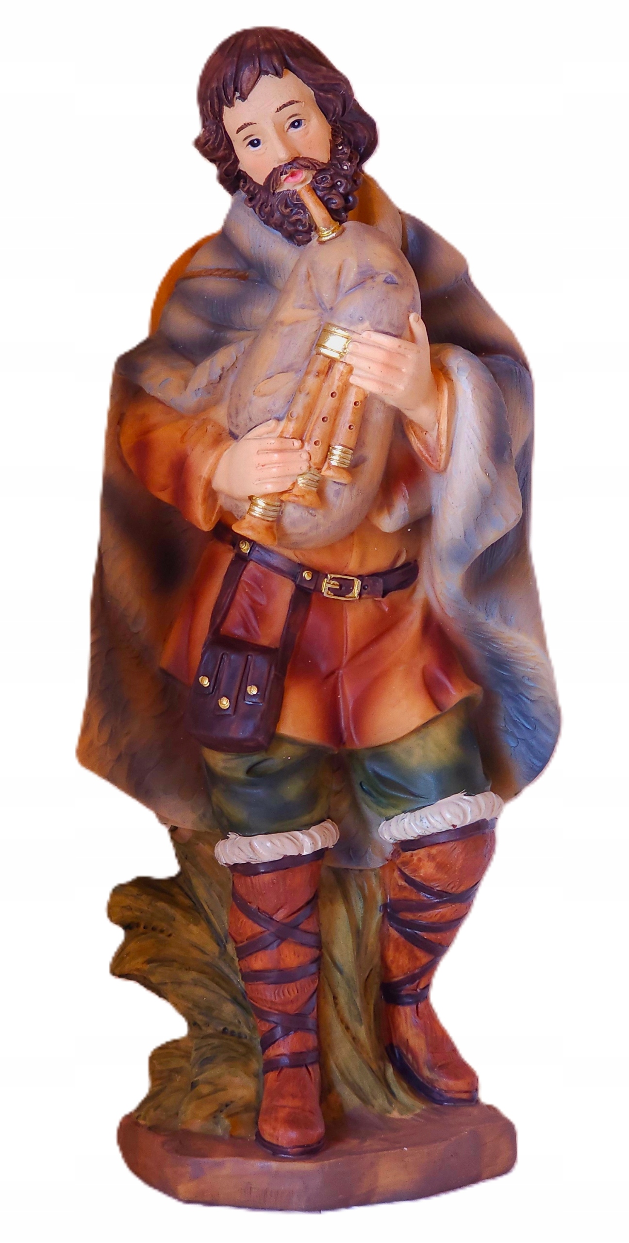 Figurka na zdobení Betlému „Muzikant s dudami“ – pro figurky o výšce 19 Cm