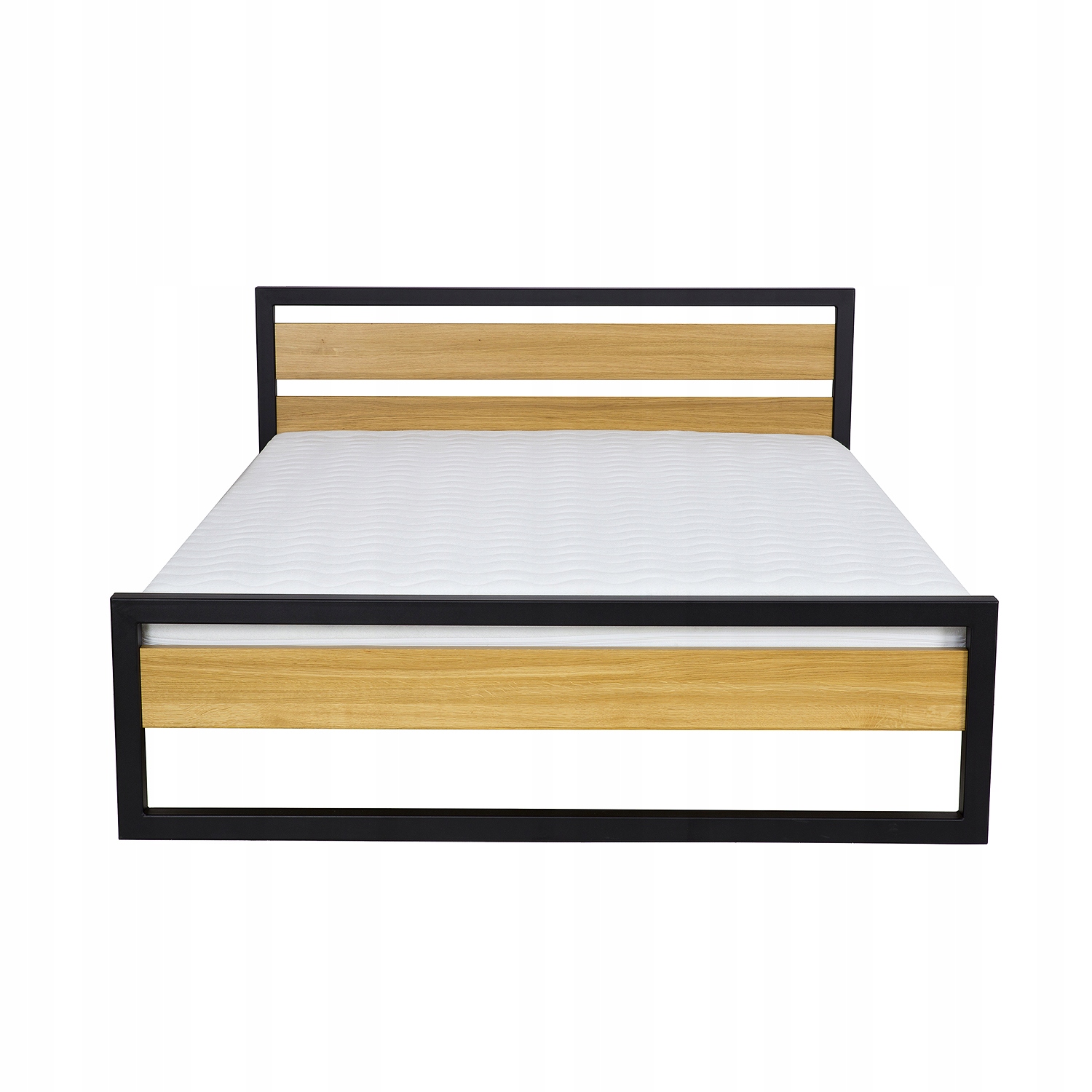 Kovová postel 180x200 dřevěná, loftová za 16453 Kč - Allegro