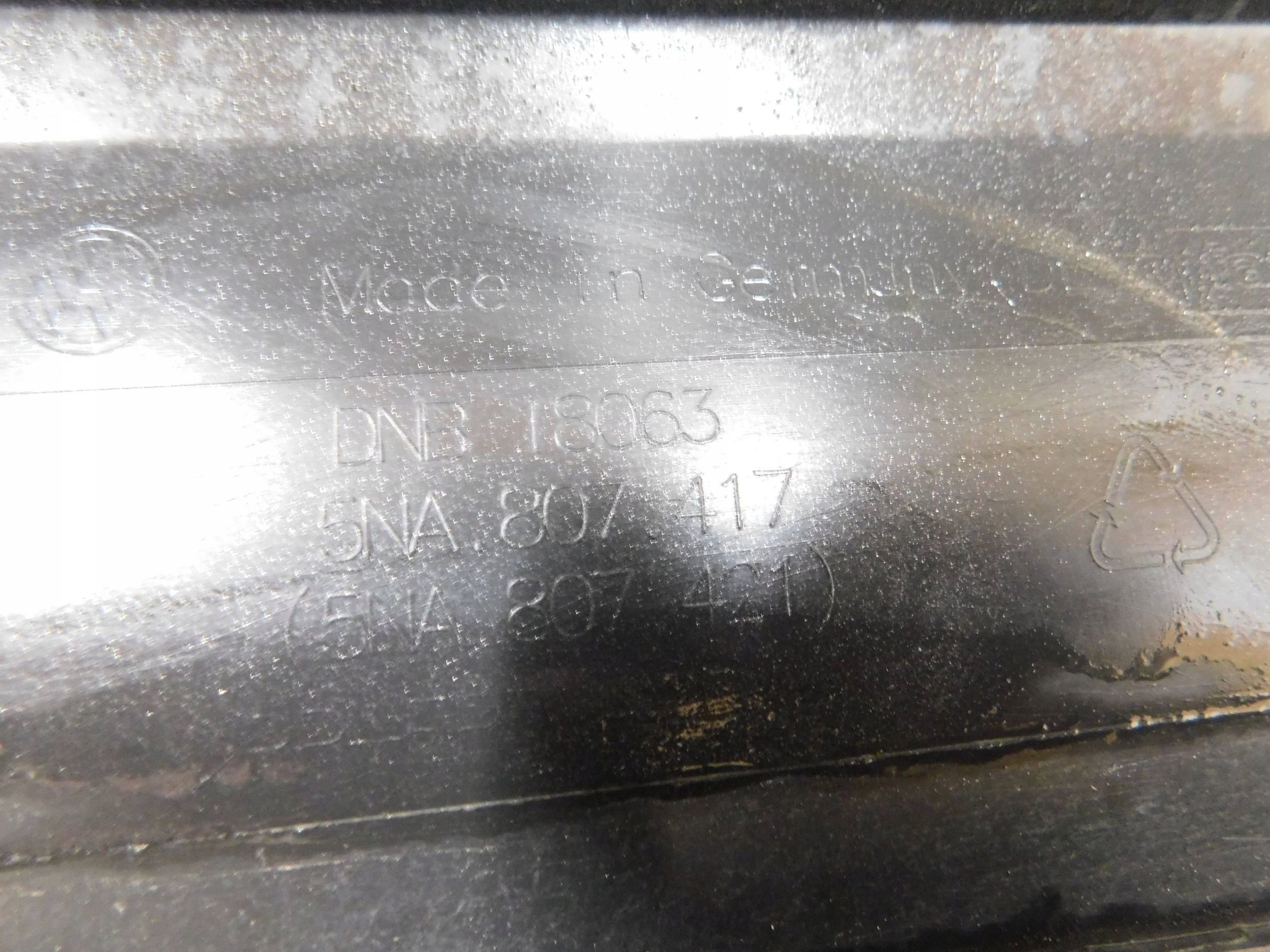 bumper rear part rear VW TIGUAN II 5NA PDC 15