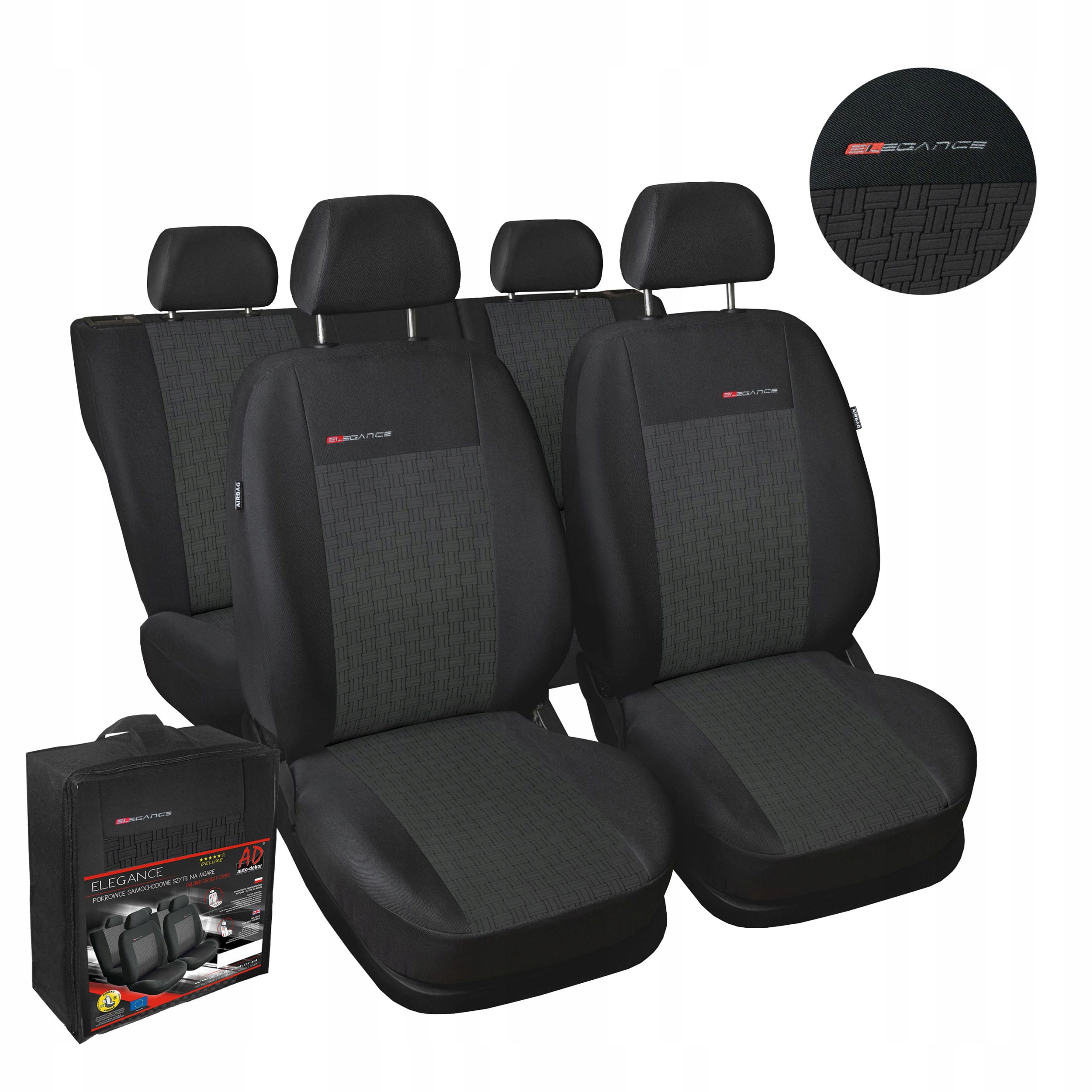 Autopoťahy určené pre Audi A4 B8 2008-2015, vzor P1