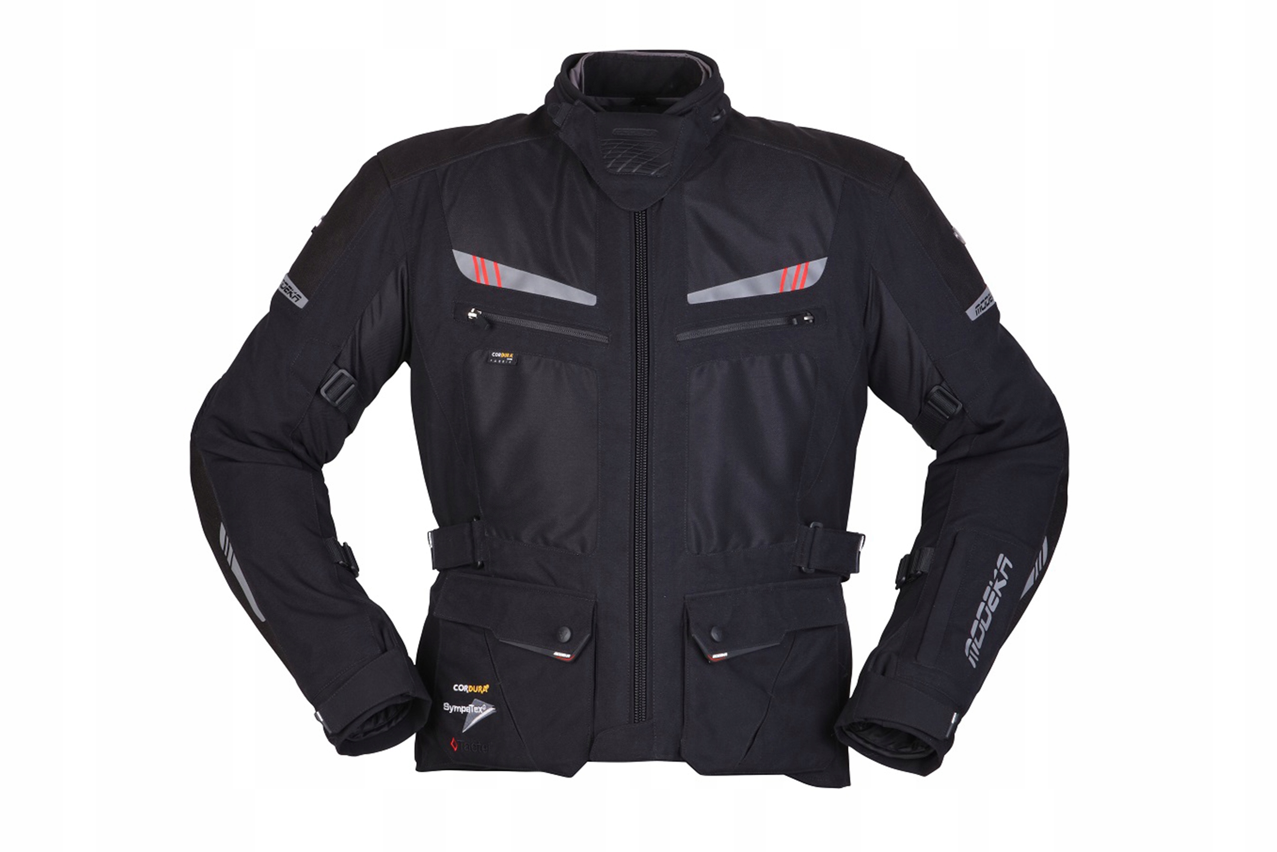 Modeka AFT AIR Kurtka motocyklowa czarna ROZM L