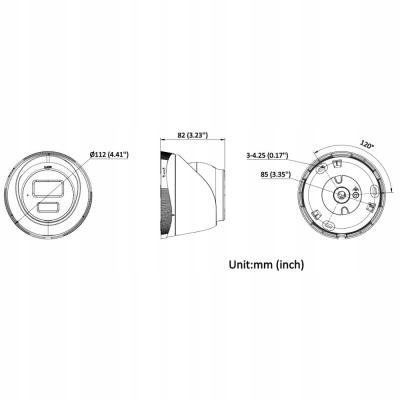 HiLook powered by Hikvision Ip kamera IPC-T240HA/ Turret/ rozlišení 4Mpix…