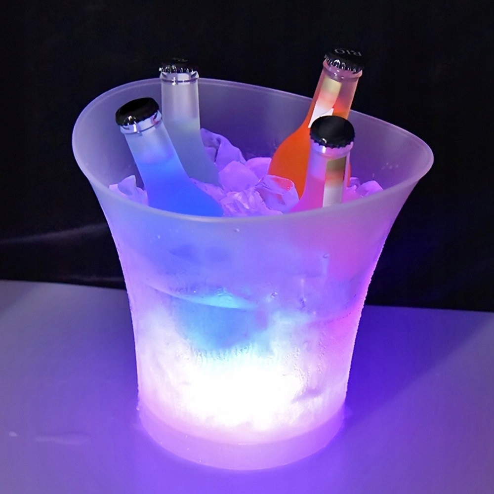 

5L Wiaderko na lód z oświetleniem Led