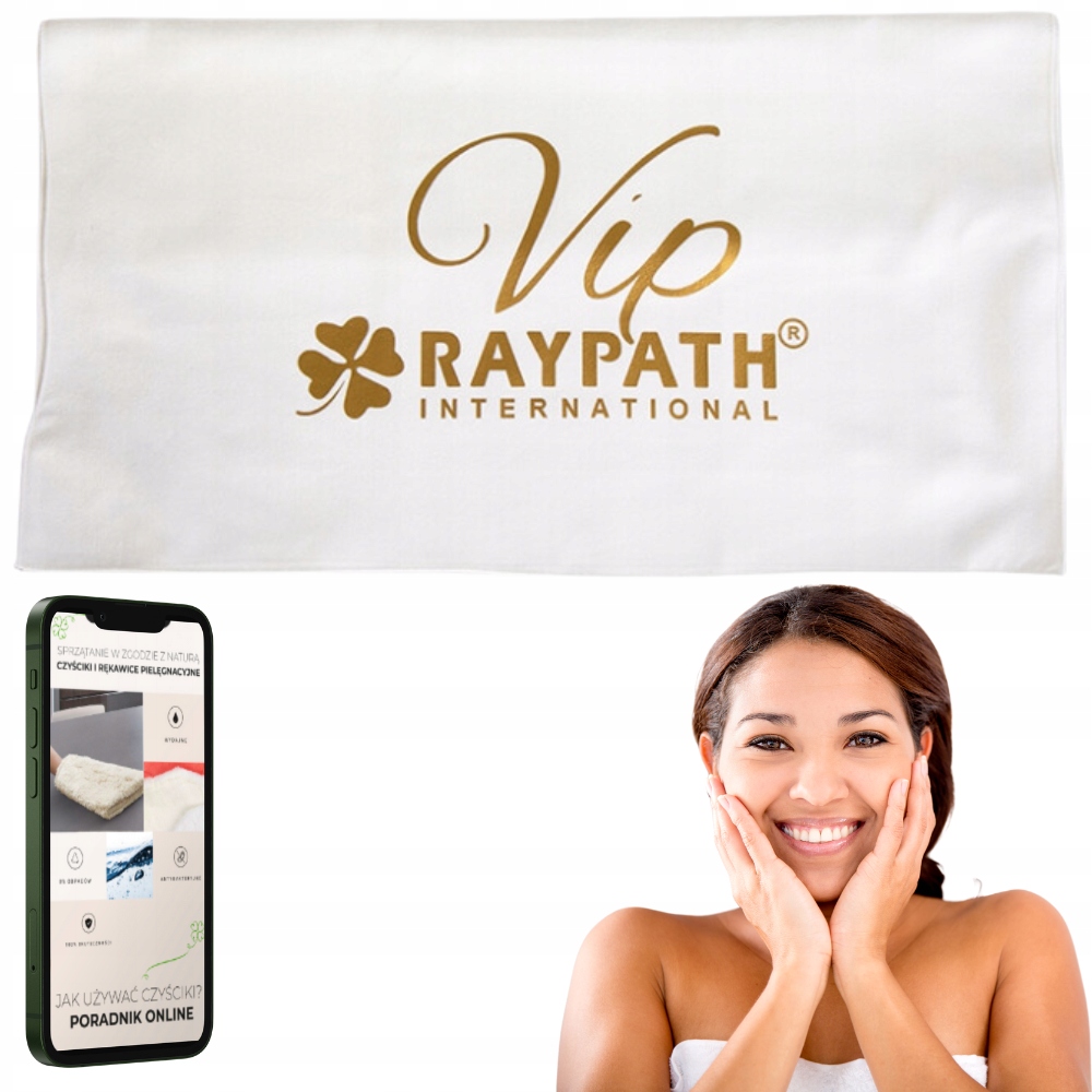 Raypath Malý Ručník Na Trénink Bazén Spa Posilovna S Nanostříbrem Bílý Vip