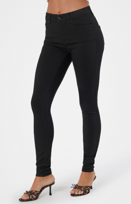 Kalhoty Onlblush Mid Sk 4everblk Dnm S
