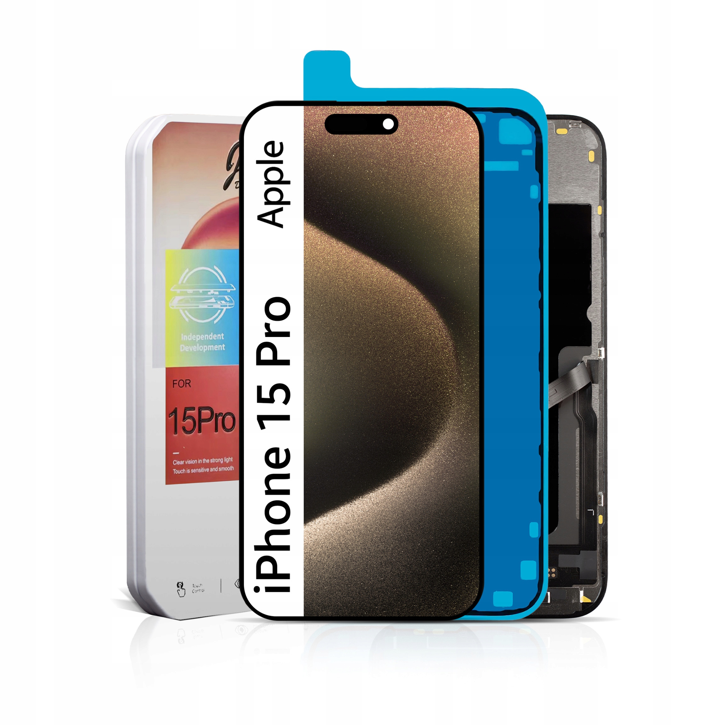 Displej pro iPhone 15 Pro LCD displej A2848 A3101 Incell Jk Vyměnitelný čip