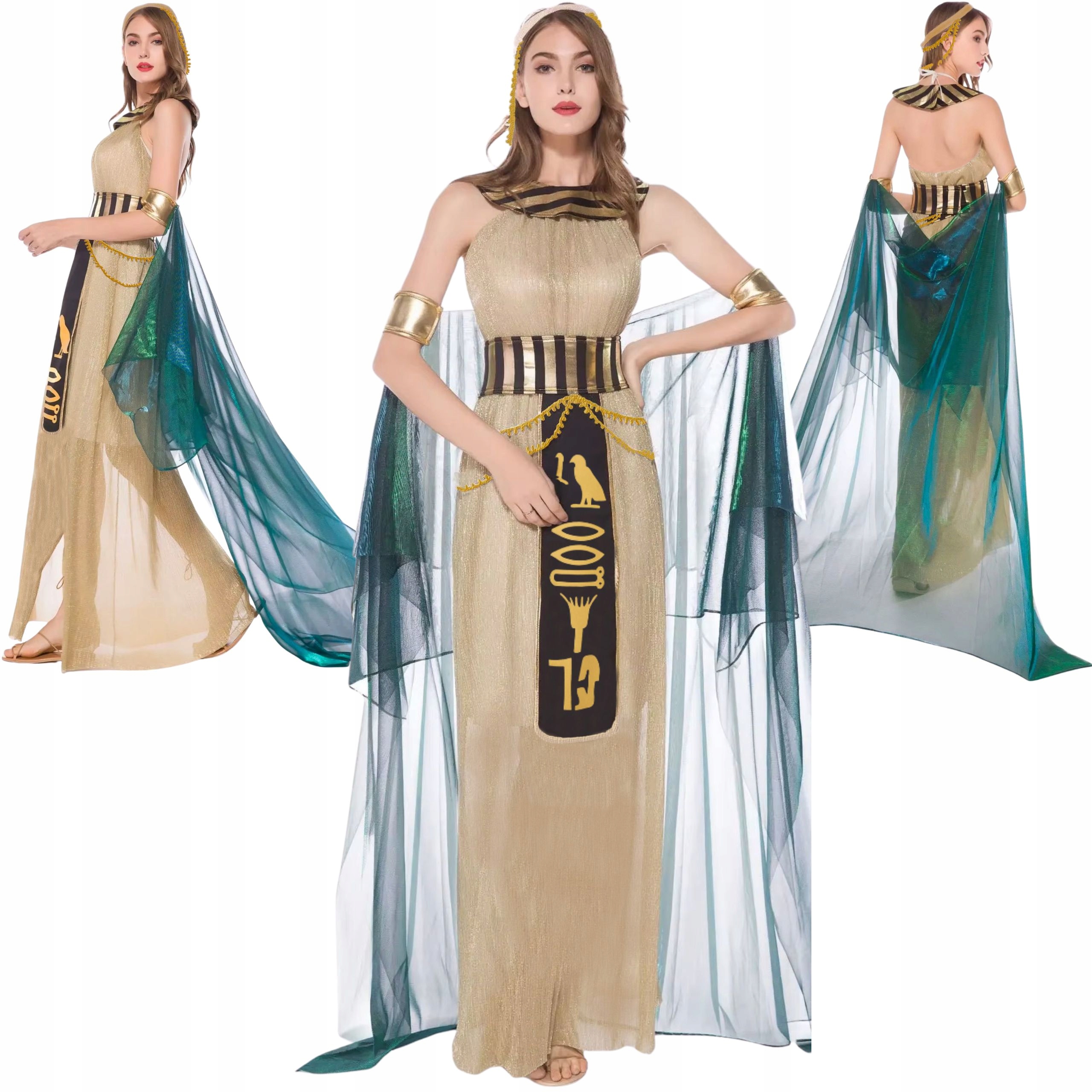 Kostým Kleopatra Faraonka Egyptská Princezna M L 170 176 CM